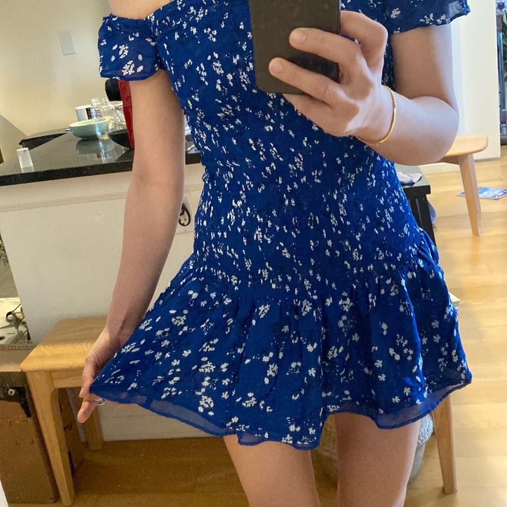 🌊 Zara Off-Shoulder beach Dress. Rare!
